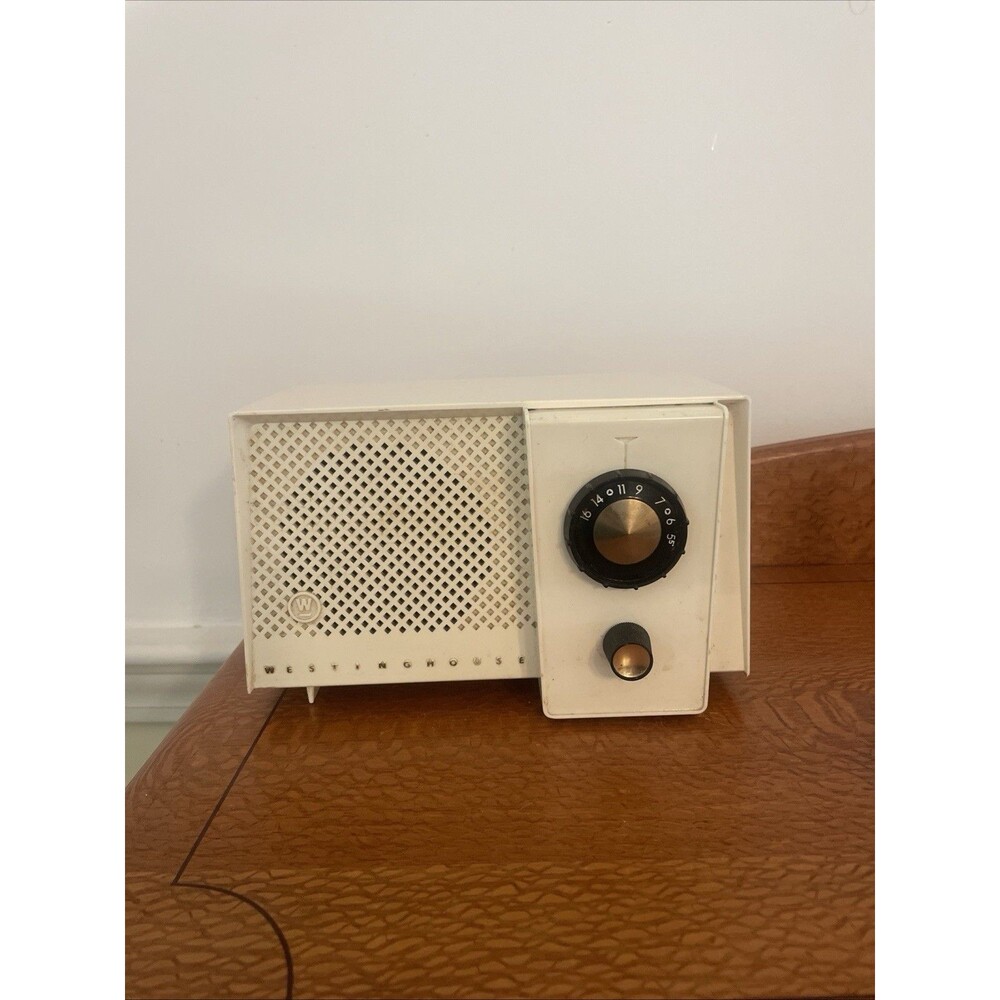 Vintage Westinghouse Radio Model H743T4 Shadow White Working Beautiful Condition